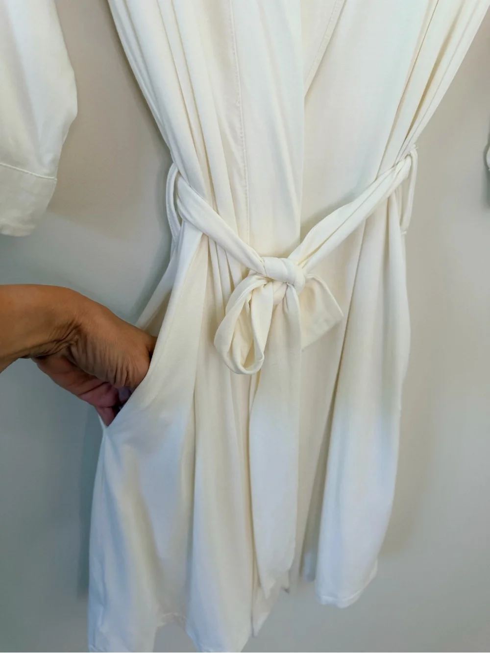 Cozy Earth Women's Bamboo Stretch-Knit Kimono Robe Size Large